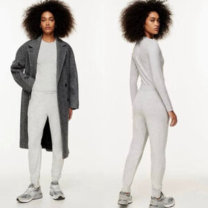 Aritzia Babaton Rodin High Rise Classic Jogger Light Grey - XL